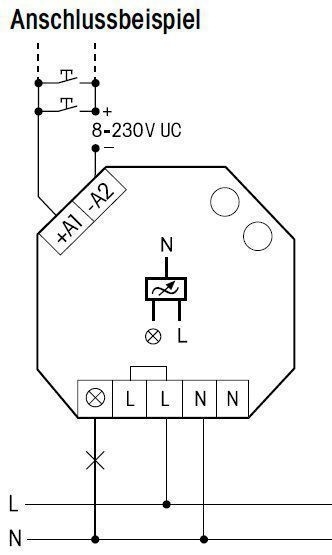 Eltako EUD 61M-UC Multifunktions-Universal Dimmschalter 400 W