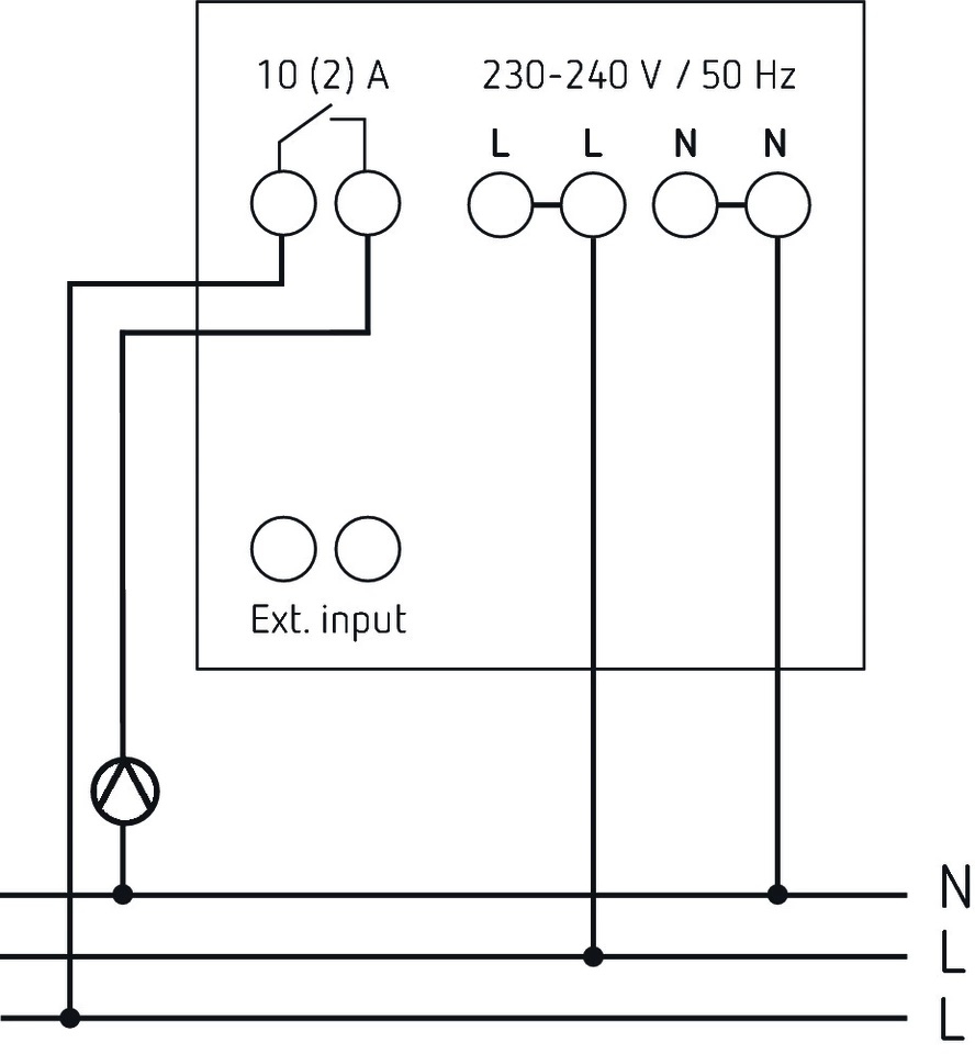 Theben 8120200 RAMSES 812 top3 Digital-Uhrenthermostat, Wochenprogramm, Netzversion, App-Bedienung möglich