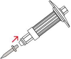 Fischer 552149 Setzeisen SZE für Einschlagnägel
