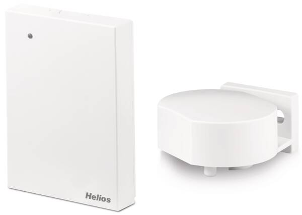 Helios 08157 FDR Feuchte-Differenz-Regelung, Innensteuerung und Außensensor, für optimale Raumluftfeuchte