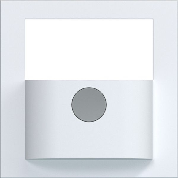 Hager WAN7040WM Bewegungsmelder Aufsatz für Einsatz Unterputz 1,1m/2,2m, mit Taste, A.x/C.x, lichtweiß matt