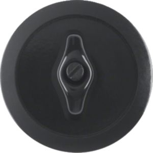 Berker MAN0101217 Zentralstück mit Knebel, Serie 1930, schwarz softtouch