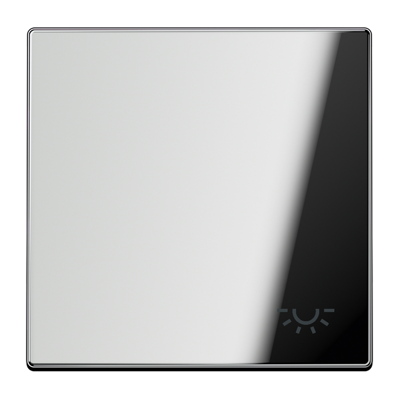 Jung GCR2990L Wippe, Symbol Licht, Metall verchromt, Serie LS, glanzchrom