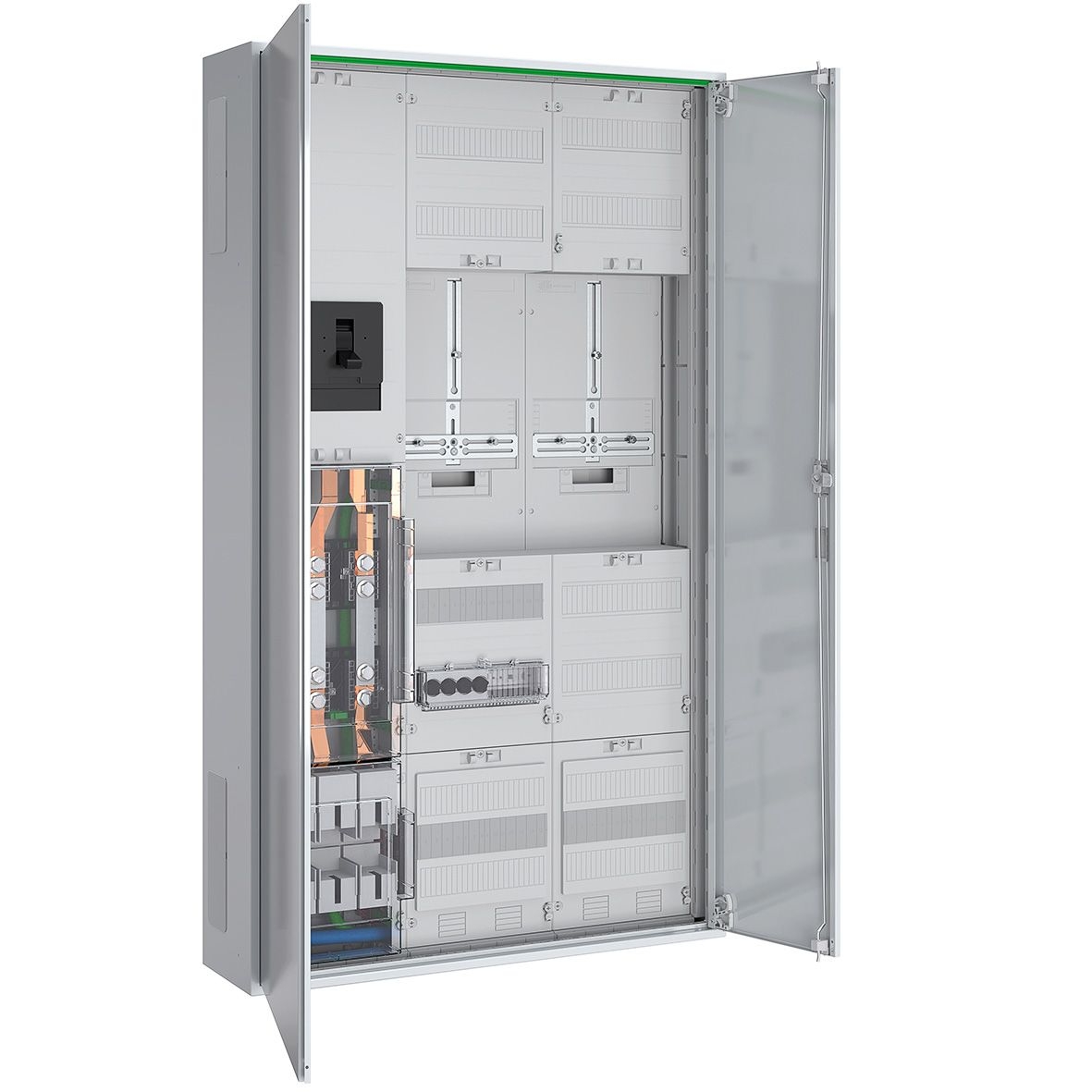 ABN ABNRS309X0553 Wandlerschrank 250A TAB Mitteldeutschland, 5-polig, zu NH2-UT, AB LA 400A, weiß
