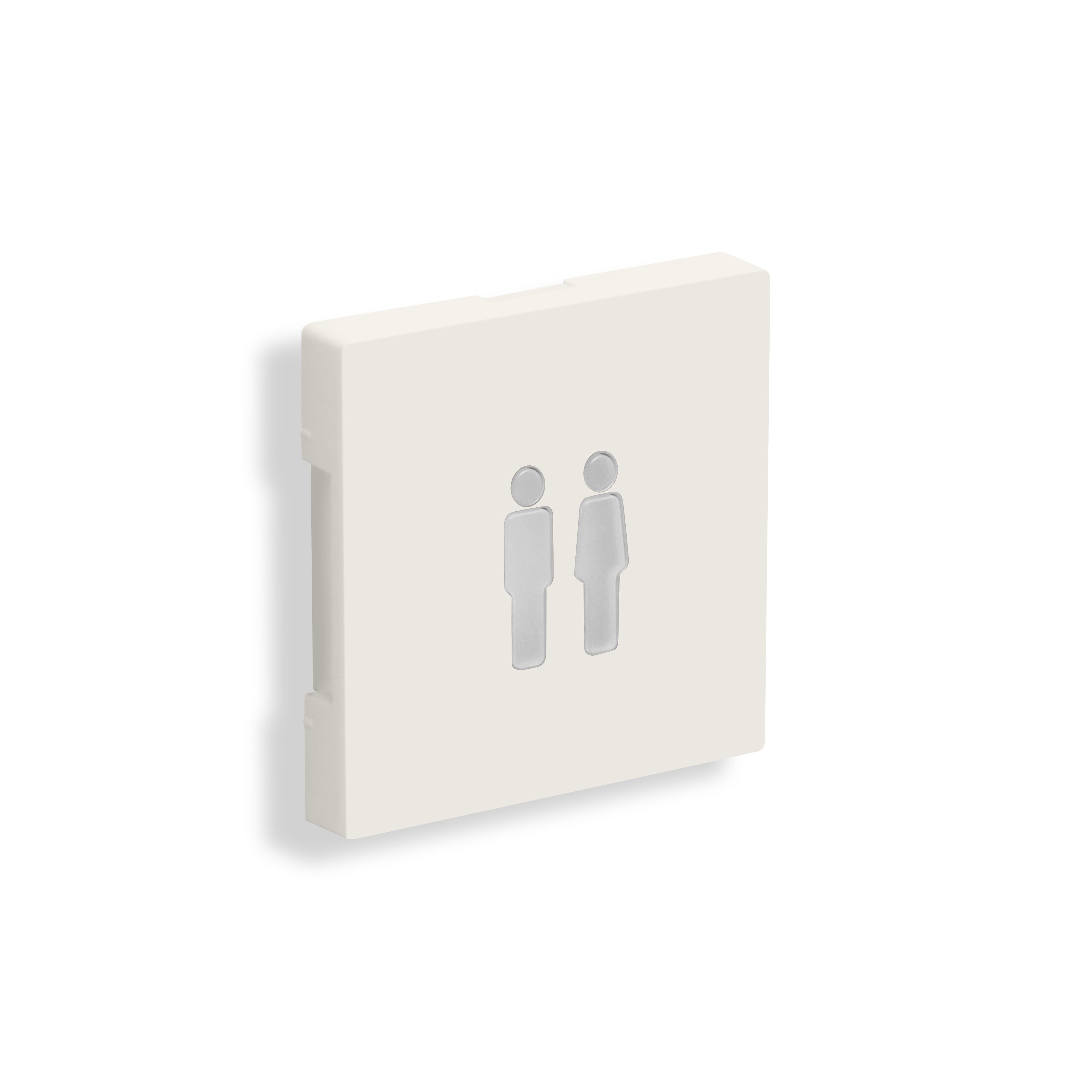 qles SYL0619 Symbollicht, für Merten System-M, beleuchtet/LED/RGB, Polarweiß glänzend, IP44