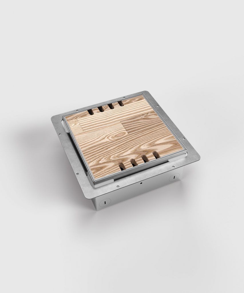 BS 8908H-3-0 Bodensteckdose 6x Schutzkontakt-Steckdose, 6x RJ45 1-fach, belegbar