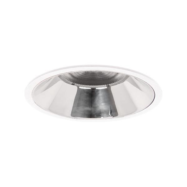 Brumberg 40614173DA LED-Einbaudownlight, rund, 20,5 W, 2.632 lm, 3000 K, DALI-2 dimmbar, weiß