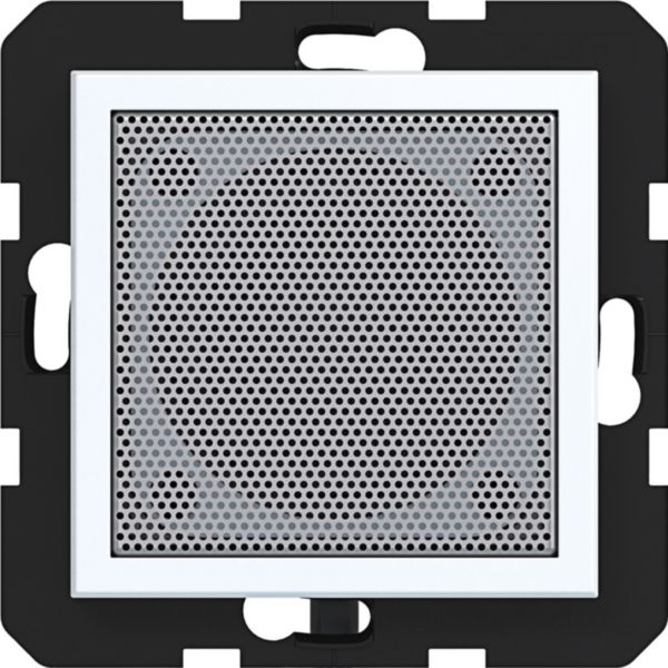 Hager WAN6211WM Lautsprecher für Radio Touch Unterputz, A.x/C.x, lichtweiß matt