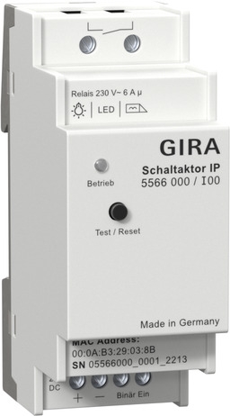 Gira 5566000 Schaltaktor IP, Türkommunikation