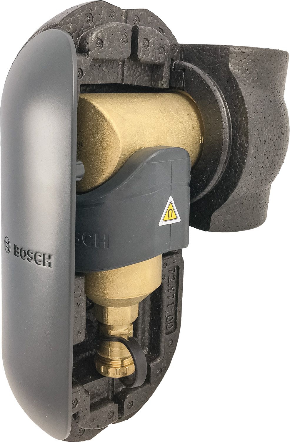 Bosch 7738330168 Schlammabscheider mit Isolierung H-SD25, DN25, Magnet-Unterstützung