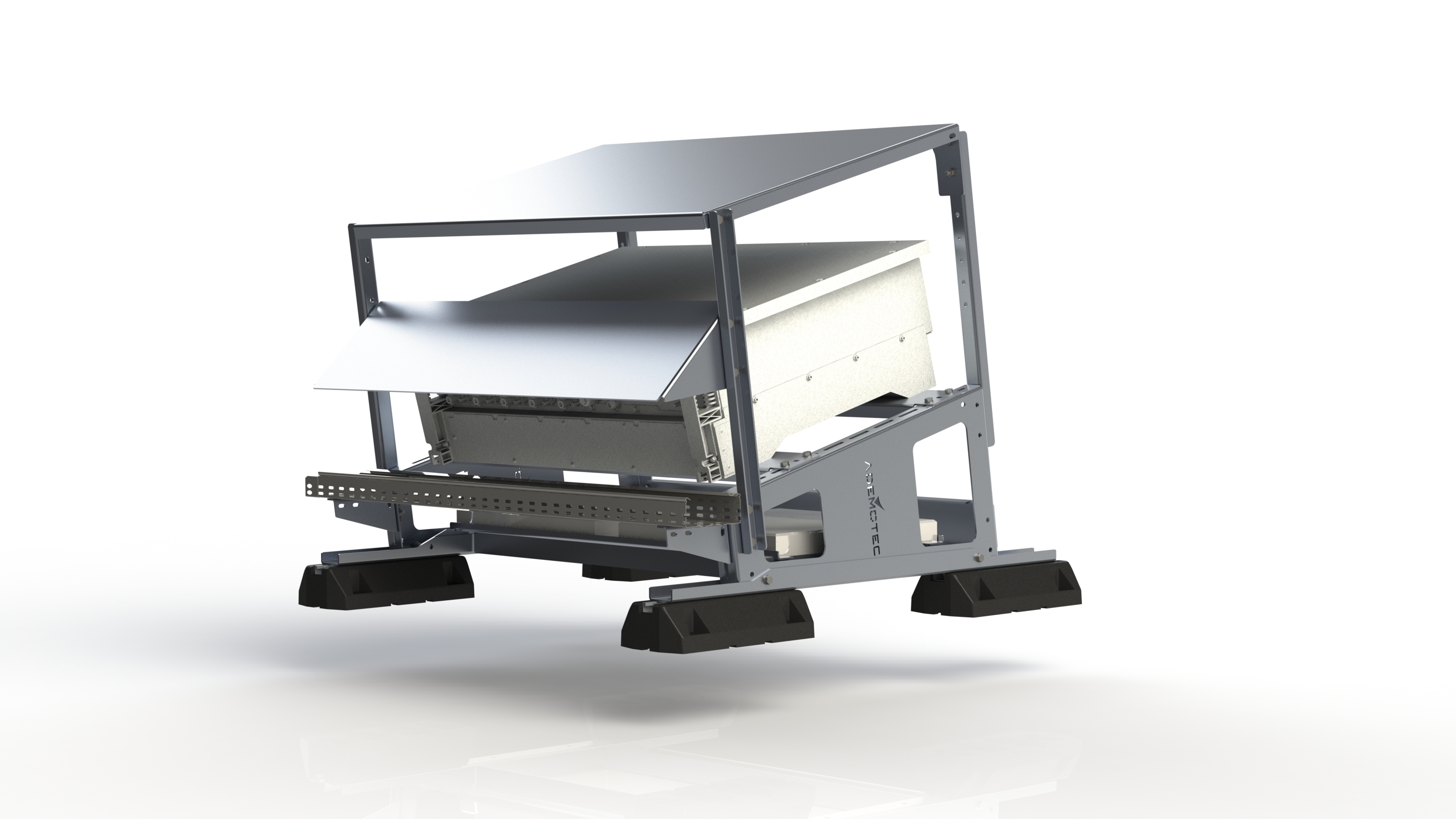 ADEMOTEC 500401901 I-Shelter Flat Shelter L, für einen PV Wechselrichter, Abnahmemenge 5 Stück