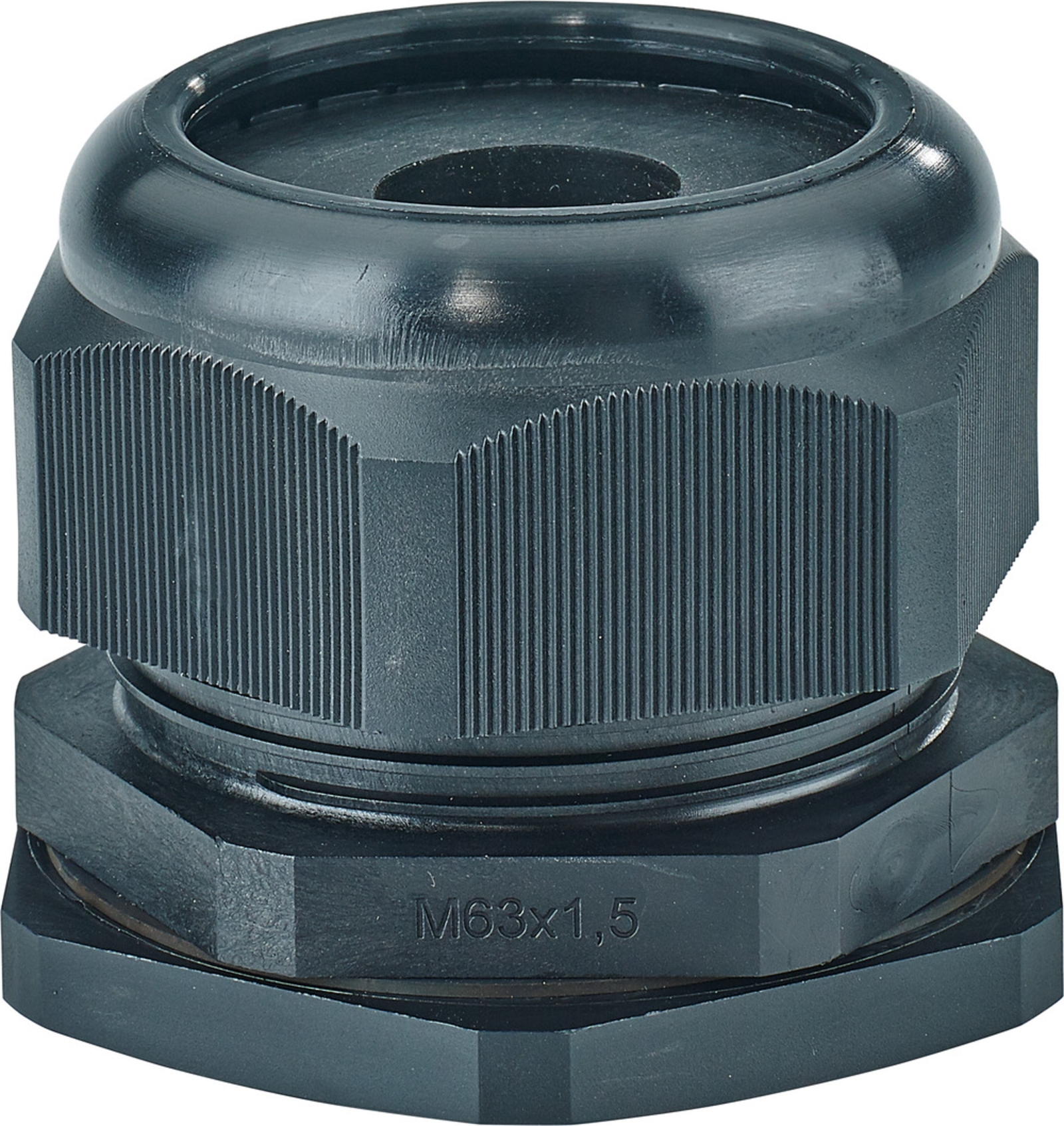 Hensel ASS 63 Anbau-Kabelstutzen M63 mit Gegenmutter