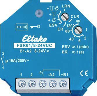 Eltako FSR 61/8-24V UC Funk-Schaltrelais 8-24V für Einbaumontage