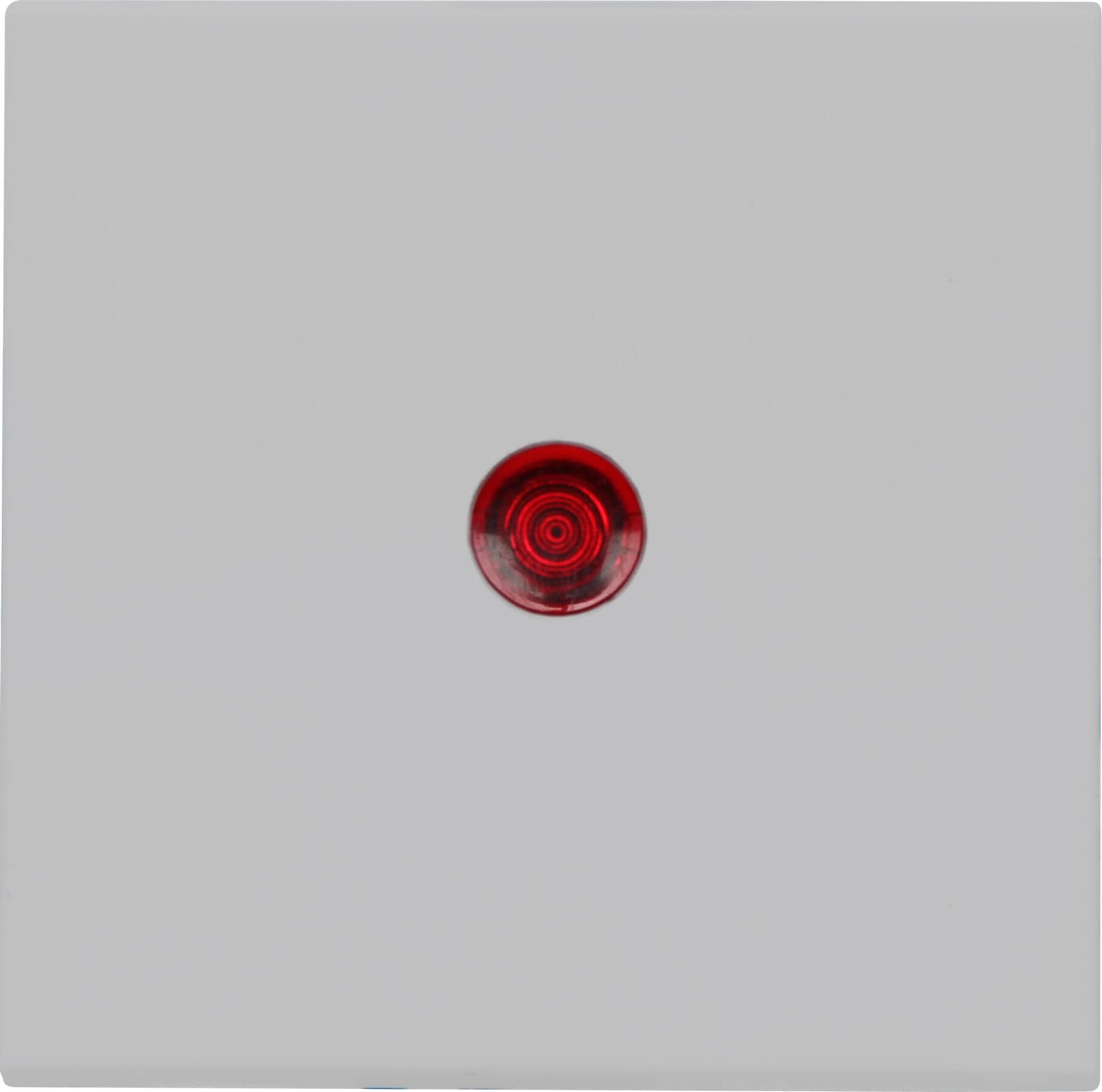Kopp 490053003 HK07 - Flächenwippe mit Linse rot, Farbe: grau matt