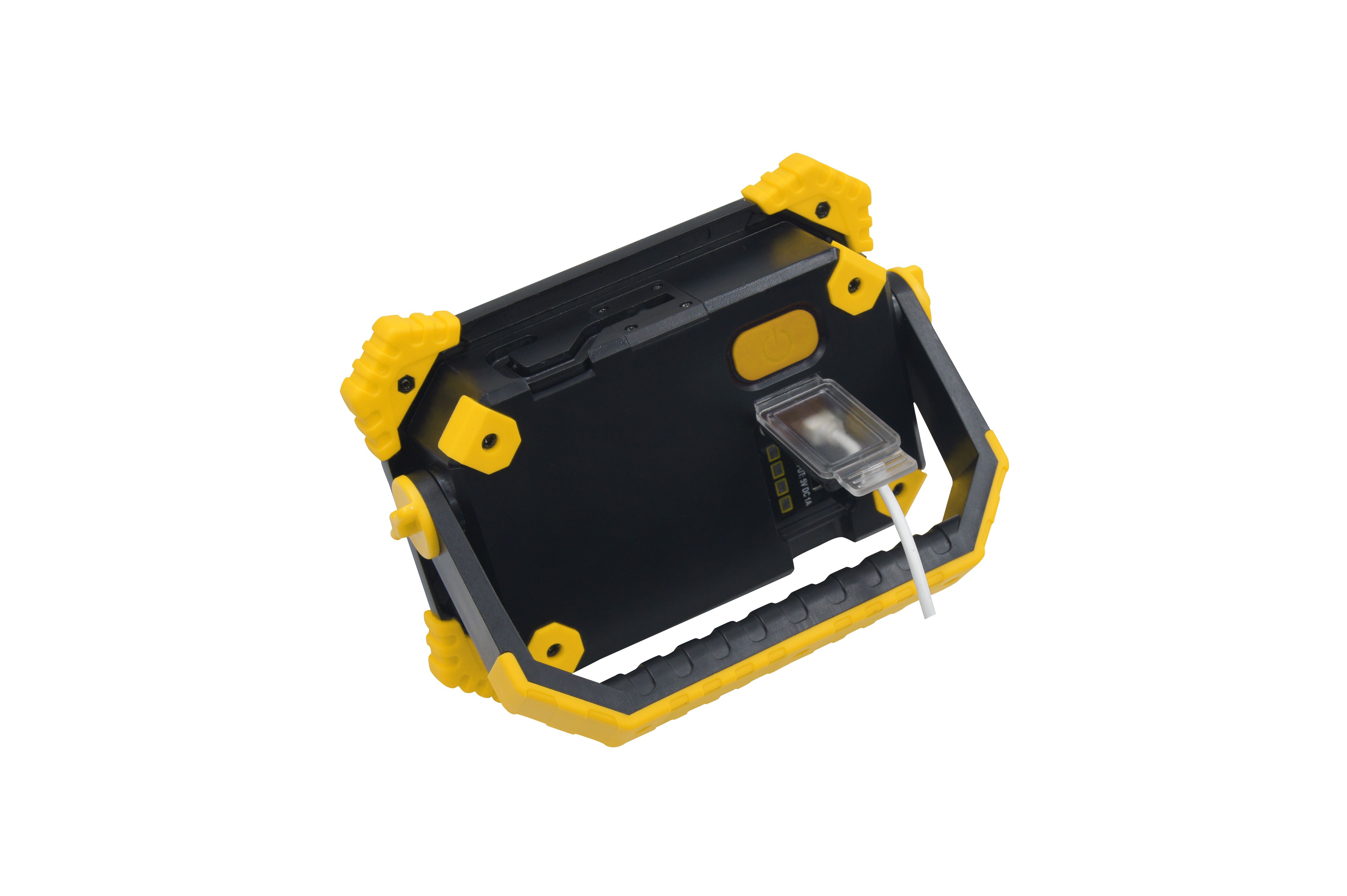 Heitronic VO-501420 LED Akku Flutlichtstrahler NEWPORT 2.0, 20 W, 4000 K, neutralweiss mit Powerbankfunktion