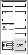 Hager ZB32SEQ15A Zählerschrank 1x eHZ