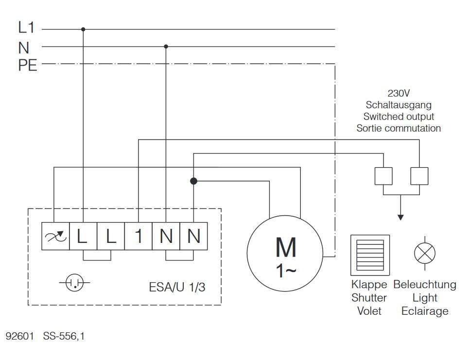 Helios MiniVent ESA 1 elektronischer Drehzahlsteller
