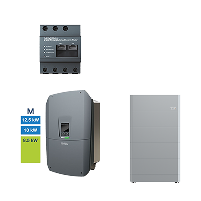 Kostal / ZYC Energy E24-PV-SET2-ZK-M-12.8 PV-Paket Kostal Plenticore G3 M 8,5 - 12,5kW + Speichersystem 12,6 kWh + Smartmeter