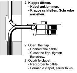 Kathrein ESD 44 Durchschleifdose 2-fach, eine Zu / Ableitung