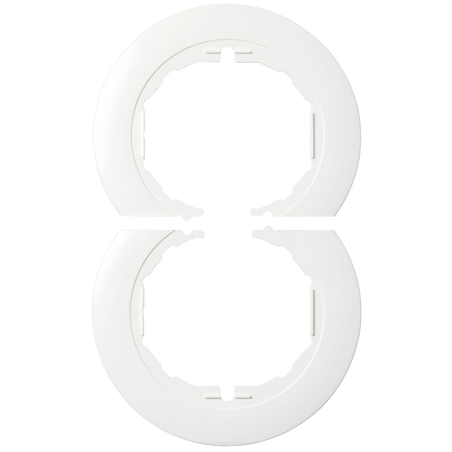 Elso WDE011501 Wandschutz Endrahmen, Renova Flush, weiß