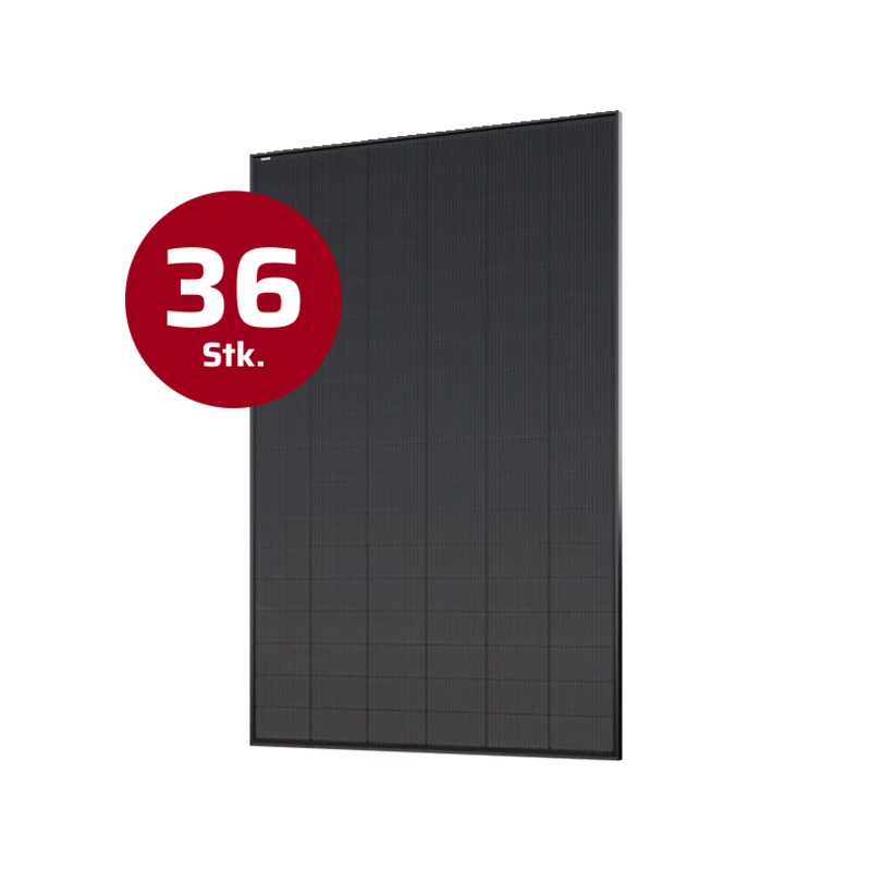 LEDVANCE M445N48RB-BB-F7 Solarmodul Glas-Glas Bifacial N-TOPCon Full Black 445 Wp, Palettenabnahme