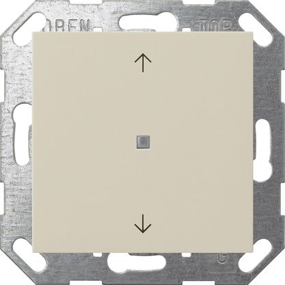 Gira 517201 Taster Wippe 1-fach Pfeile , One und KNX, System 55, cremeweiß glänzend