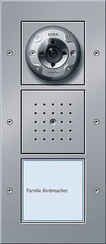 Gira 126065 Türstation 1-fach Unterputz, Gira TX_44, (WG UP) Farbe alu