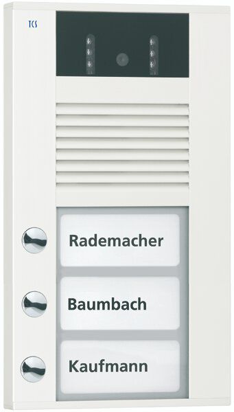 TCS AVD14033-0018 Video-Sprechanlage Außenstation für 3 WE, Aufputz