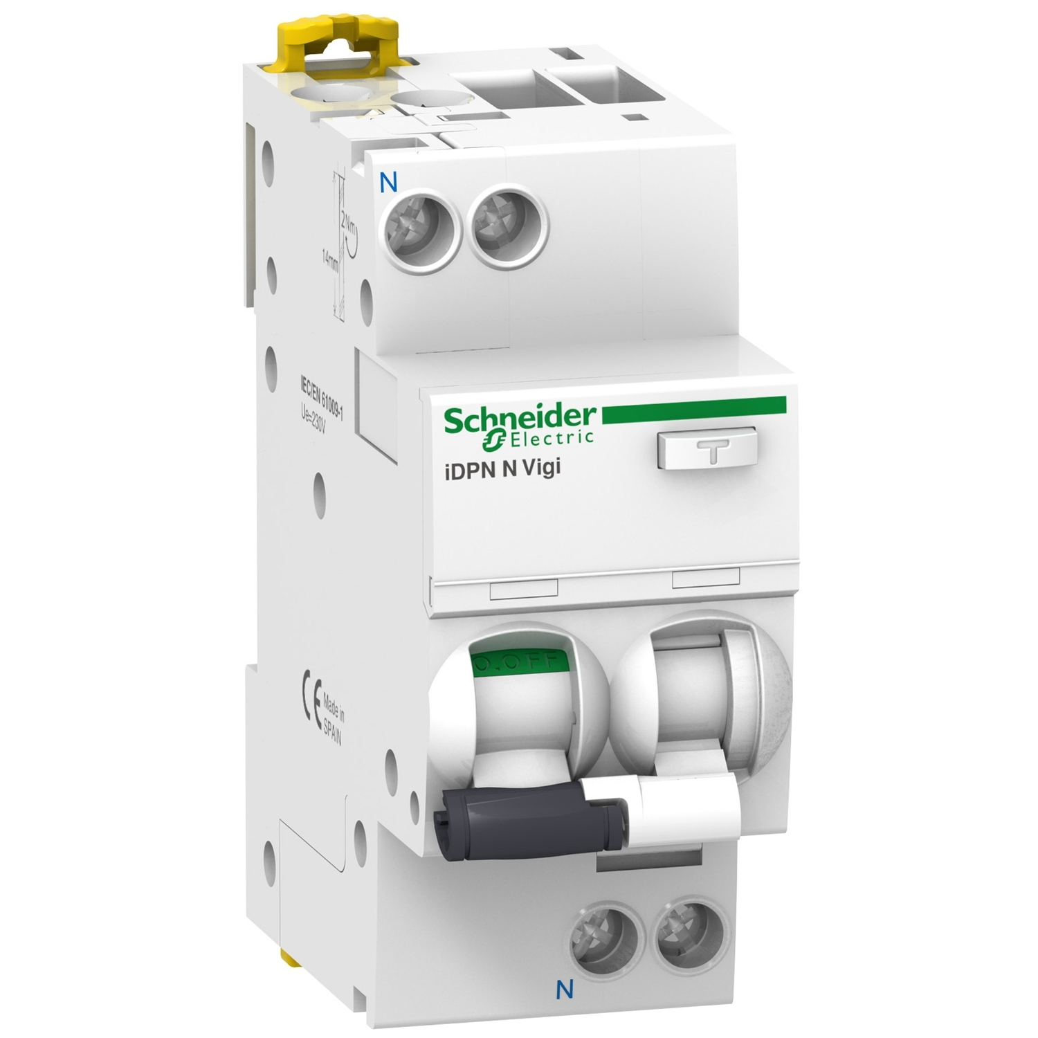 Schneider A9D56616 FI/LS-Schalter 1-polig+N,16A, B-Charakteristik, 30mA, Typ A, 6kA