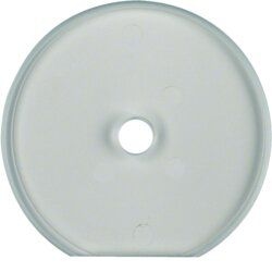 Berker 1094 Glasabdeckendplatte für Drehschalter/-taster, Serie Glas, klar