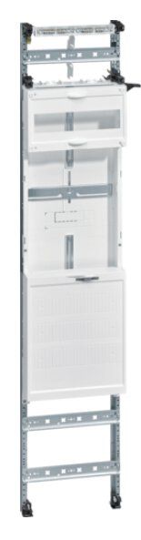 Hager ZU41A, univers Z-Einbausatz mit Zählertragplatte, 2 ZP, für Höhe 1250mm