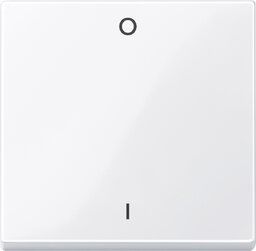 Merten 432225 Wippe mit Kennzeichnung 0/ 1, System M, aktivweiß glänzend