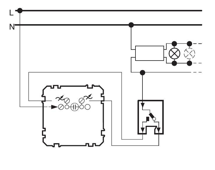 Merten MEG5136-0000 Drehdimmer-Einsatz für kapazitive Last, 20-315 W
