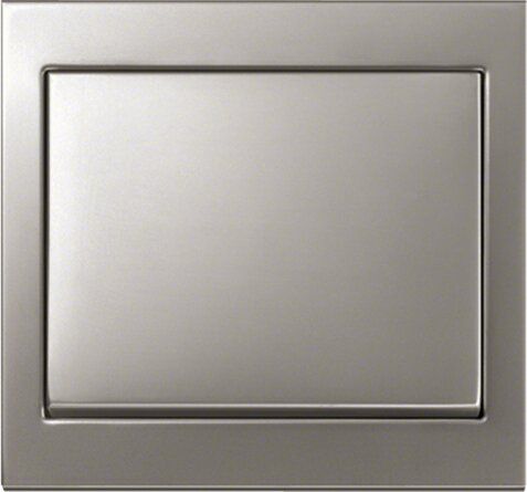 Berker 13137004 Rahmen 1-fach, K.5, Edelstahl, Metall mattiert