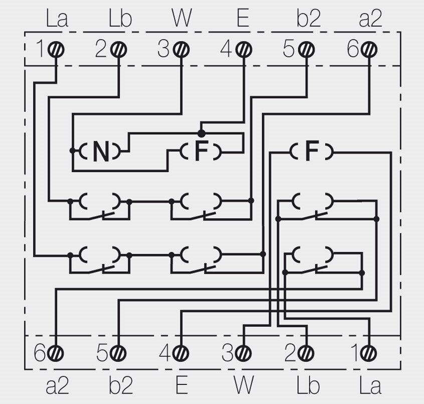 Rutenbeck 10310114 Telefondose TAE 2x6/6 NFF AP