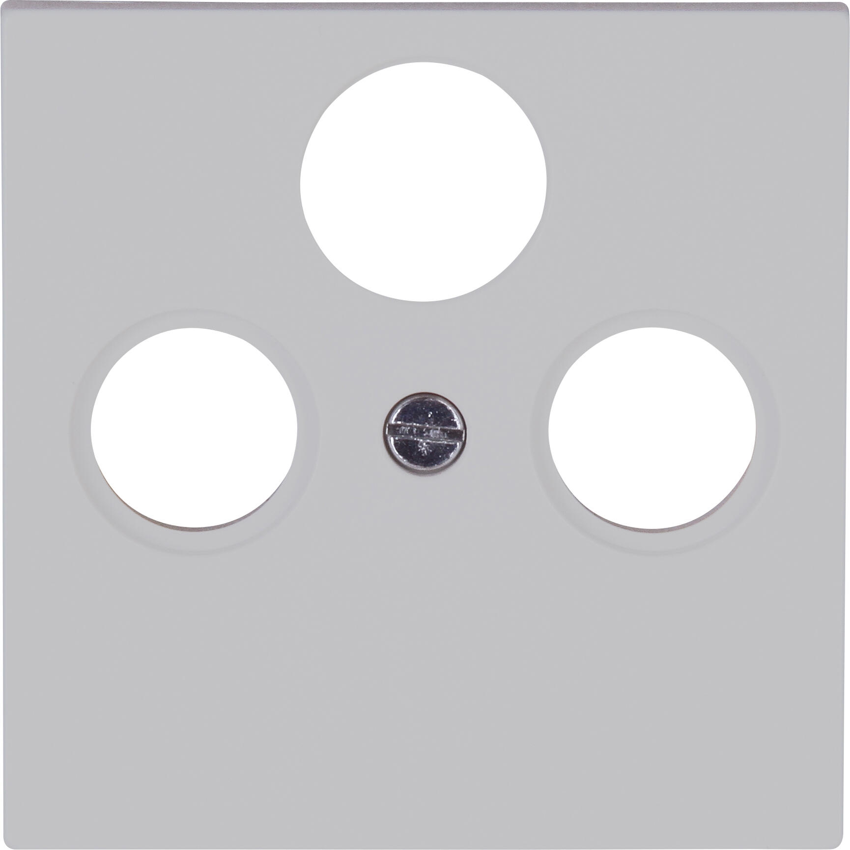 Kopp 491034001 HK07 - Antennen-Abdeckung TV/RF/SAT, Farbe: grau matt