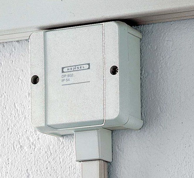 Hensel DP 9222 Kabelabzweigkasten IP54 119x139x50mm mit Klemmen