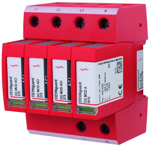 Dehn + Söhne 952440 Überspannungsableiter Typ 2 DEHNguard M 4-polig Uc 275V mit ACI-Technologie
