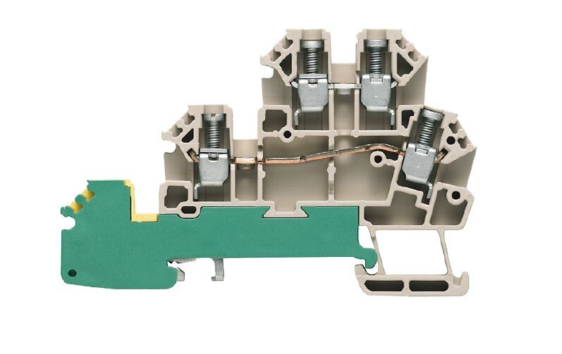 Weidmüller DLD 2.5 PE/DB Aktor-Reihenklemme 2,5mm², 3 Stock, Schraub.