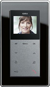 Gira 123926 Wohnungsstation Video Aufputz Plus, System 55, Farbe alu