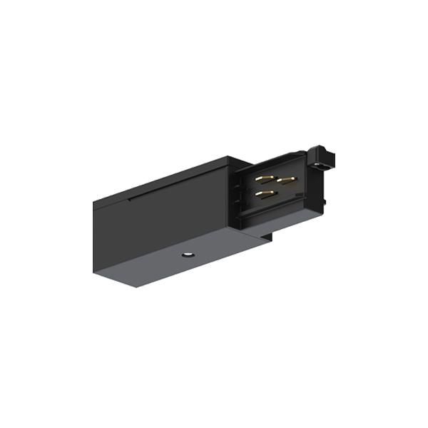 Brumberg 87167080 Endeinspeisung zu 3-Phasen-Stromschiene ONETRACK DALI/schaltbar, 87161-87163, Schutzleiter links, schwarz
