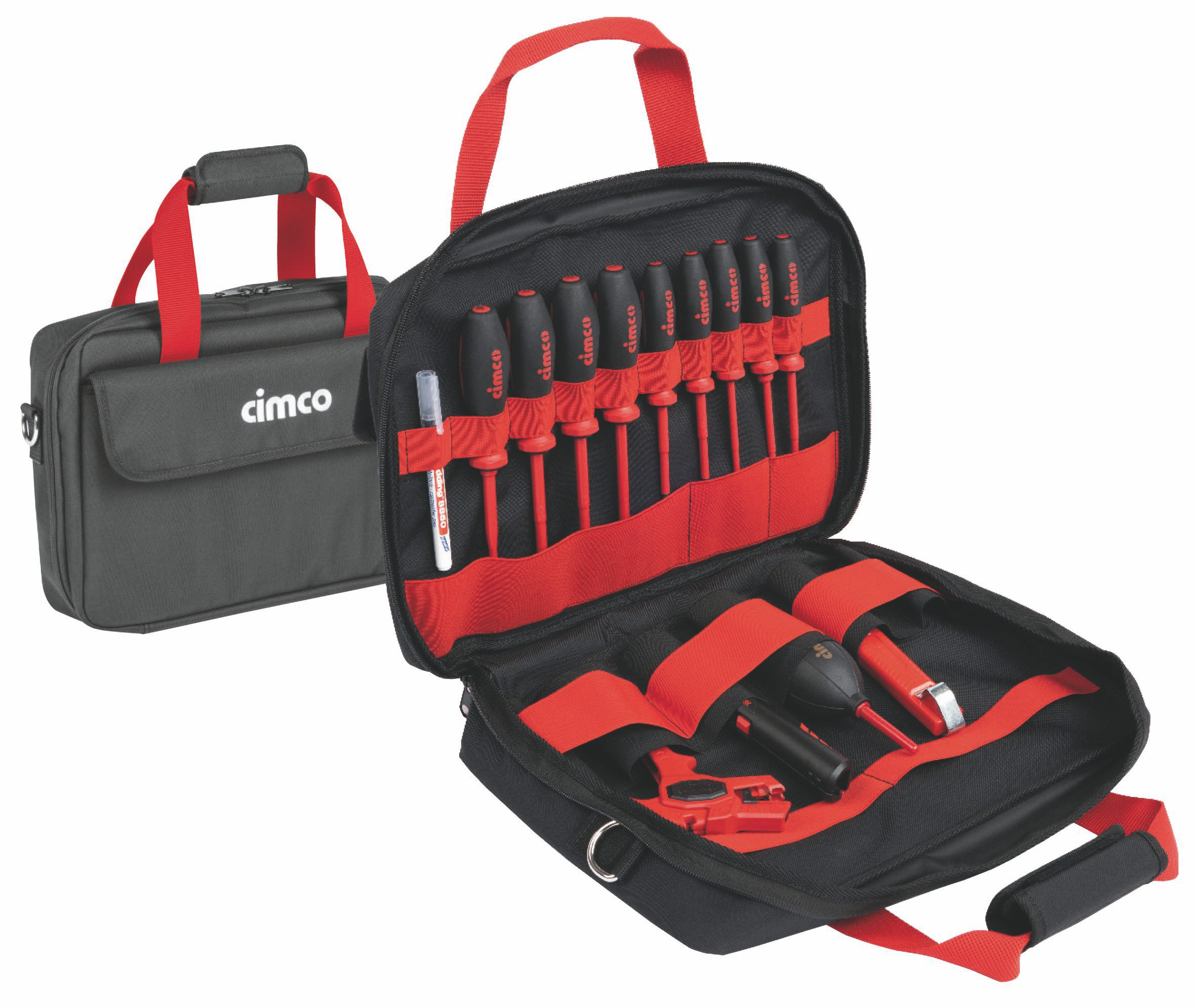 Cimco 17 0481 Werkzeug- / Laptoptasche, bestückt, inklusive 14 Werkzeugen