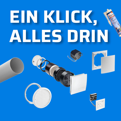 Lunos Basispaket e²60 mit 4x Lüfter