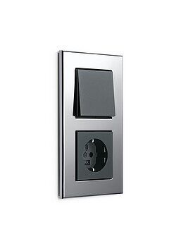 Gira 021310 Abdeckrahmen 3-fach, Gira Esprit, chrom