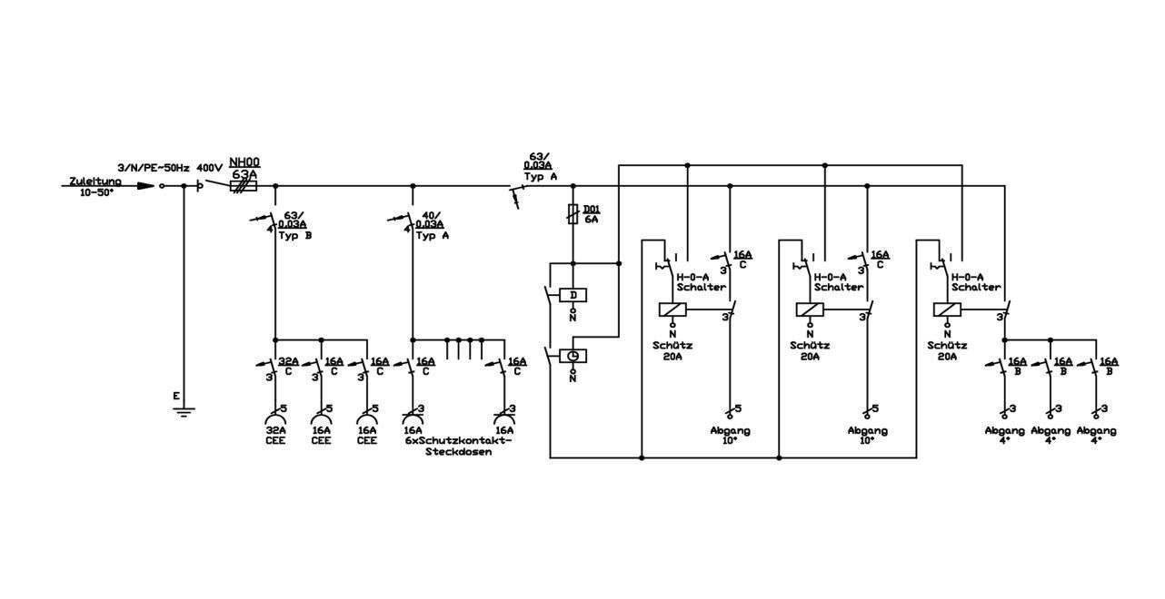 Walther Electric WV0263BER1 Beleuchtungsverteiler 44kVA