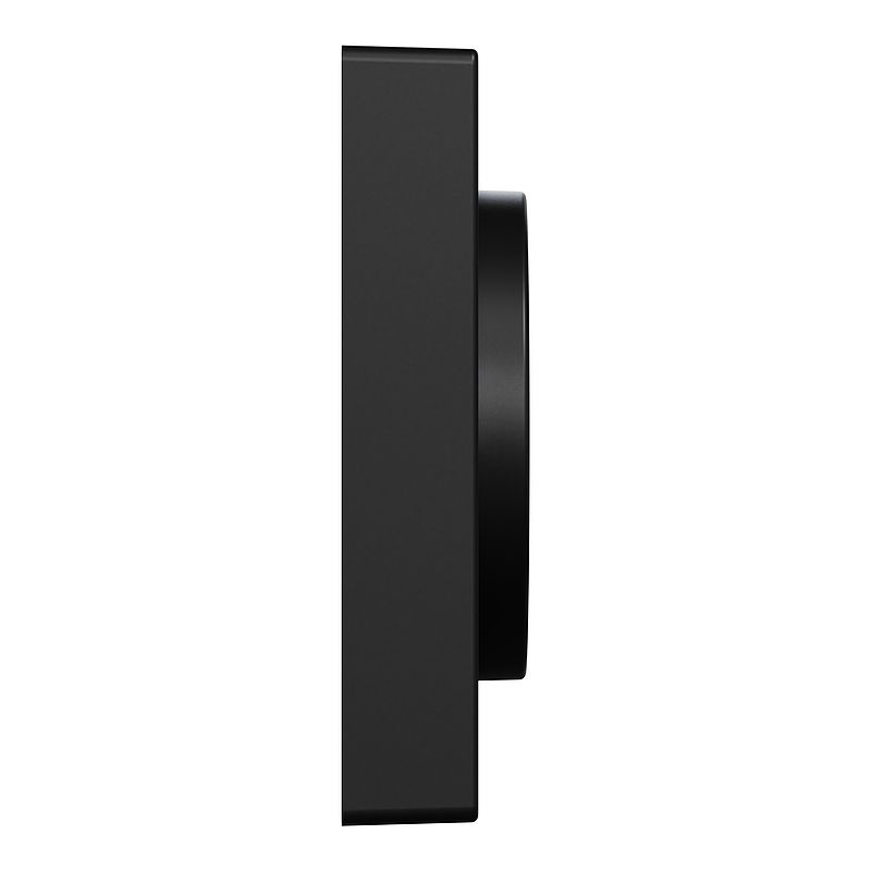Merten MEG5250-0403 Zentralplatte mit Drehknopf, System M, schwarz matt