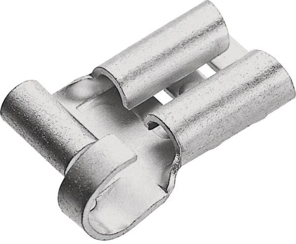 Cimco 10 2016 Presseinsatz für isolierte Flachsteckhülsen, mit seitlichem Leiteranschluss, 0,5 - 2,5 mm², Zubehör für Zange Profi-Crimp (Art-Nr. 10 6112)