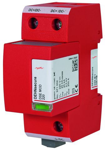 Dehn + Söhne 971125 Koordinierter Blitzstromableiter Typ 1 DEHNsecure M für DC-Stromkreise