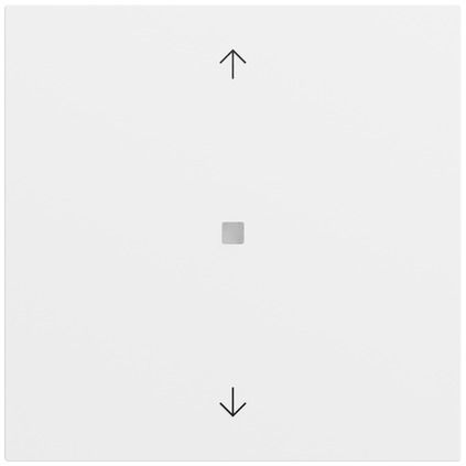 Gira 510572 RF Bedienaufsatz 1-fach Pfeilsymbole für KNX, System 70, reinweiß seidenmatt (lackiert)