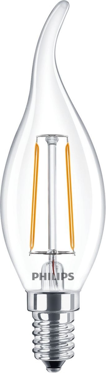 Philips 37759200 CorePro GLASS LED Kerzenformlampen, 2 W, 827, 250 lm, E14, nicht dimmbar